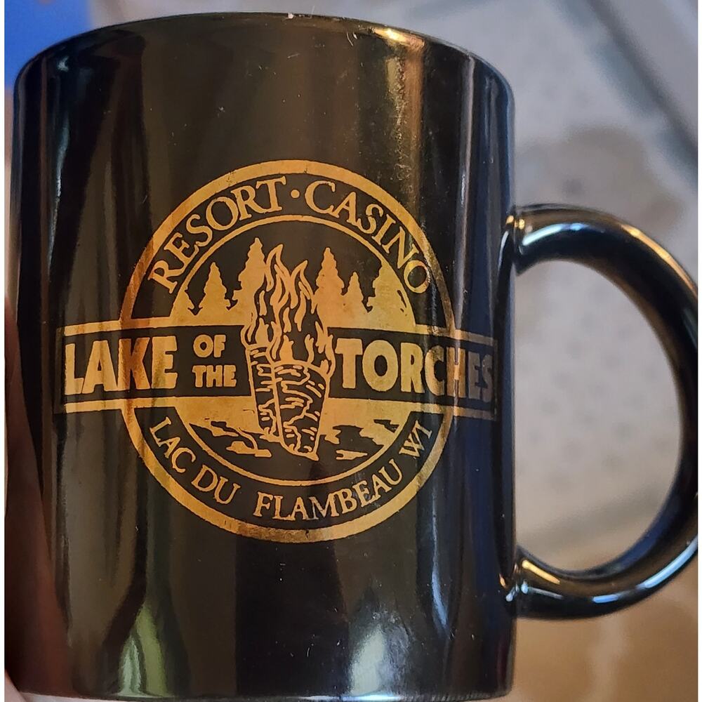Lake of the Torches Resort Casino Lac du Flambeau WI  Mug 3 3/4" See Pictures